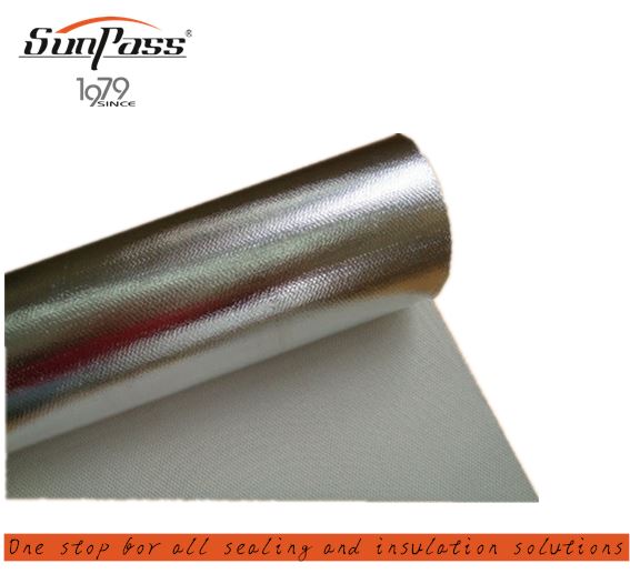 Refractory Insulation Cloth Coated Aluminium Foil Ceramic Fiber Cloth